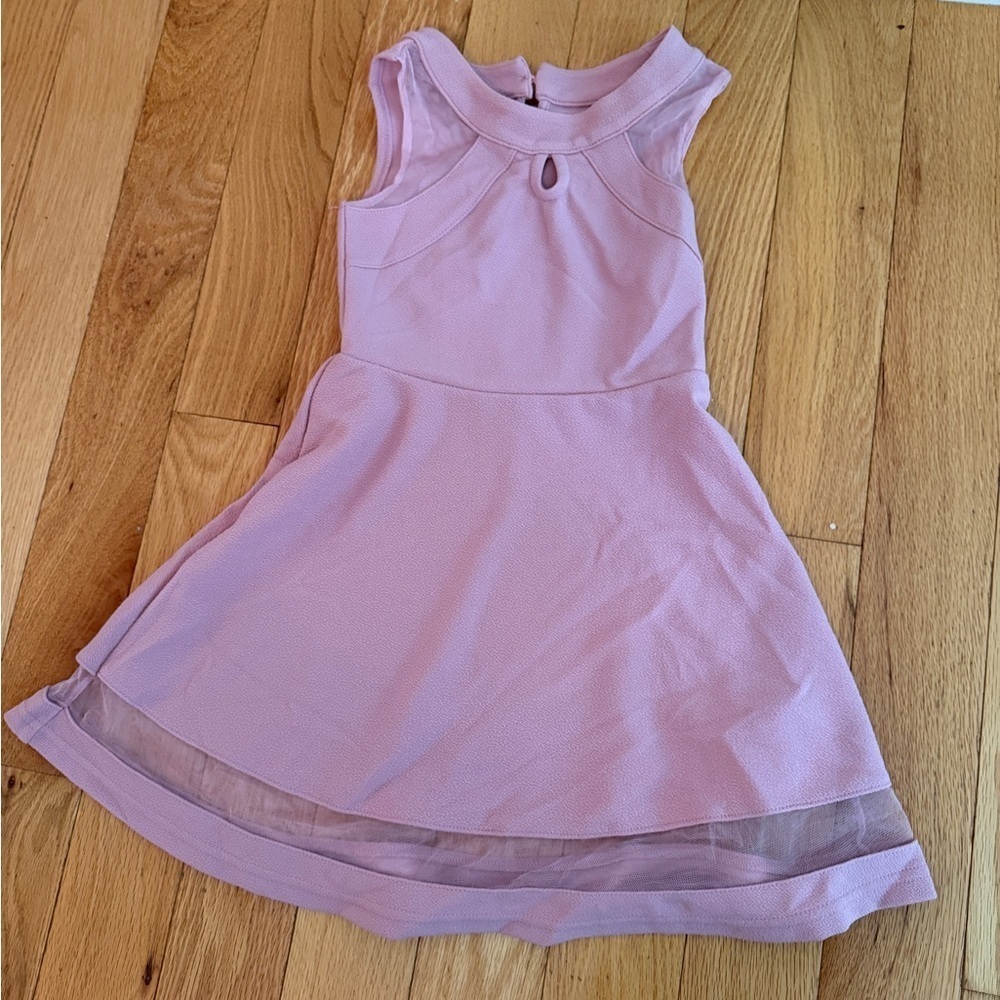 Children’s Place Light Pink Sleeveless Kids Dress - Picture 3 of 3